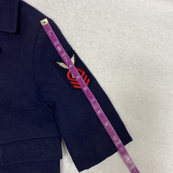 Vintage Sears nautical navy sailor pea coat size 2 - Picture 6 of 9